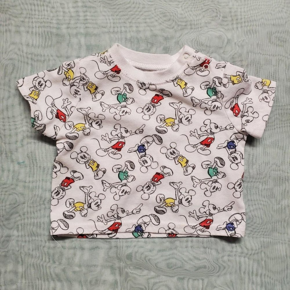 Disney Baby Mickey Mouse Print T-shirt